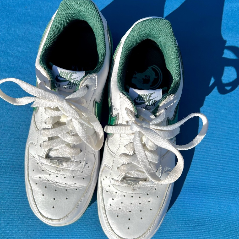 Nike Air Force 1 Green Low Four Horsemen LeBron FB9128-100 White/Deep Forest - Picture 7 of 9